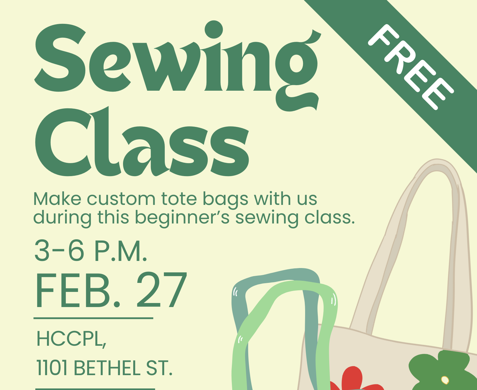 FEB. 2026 Sewing Class