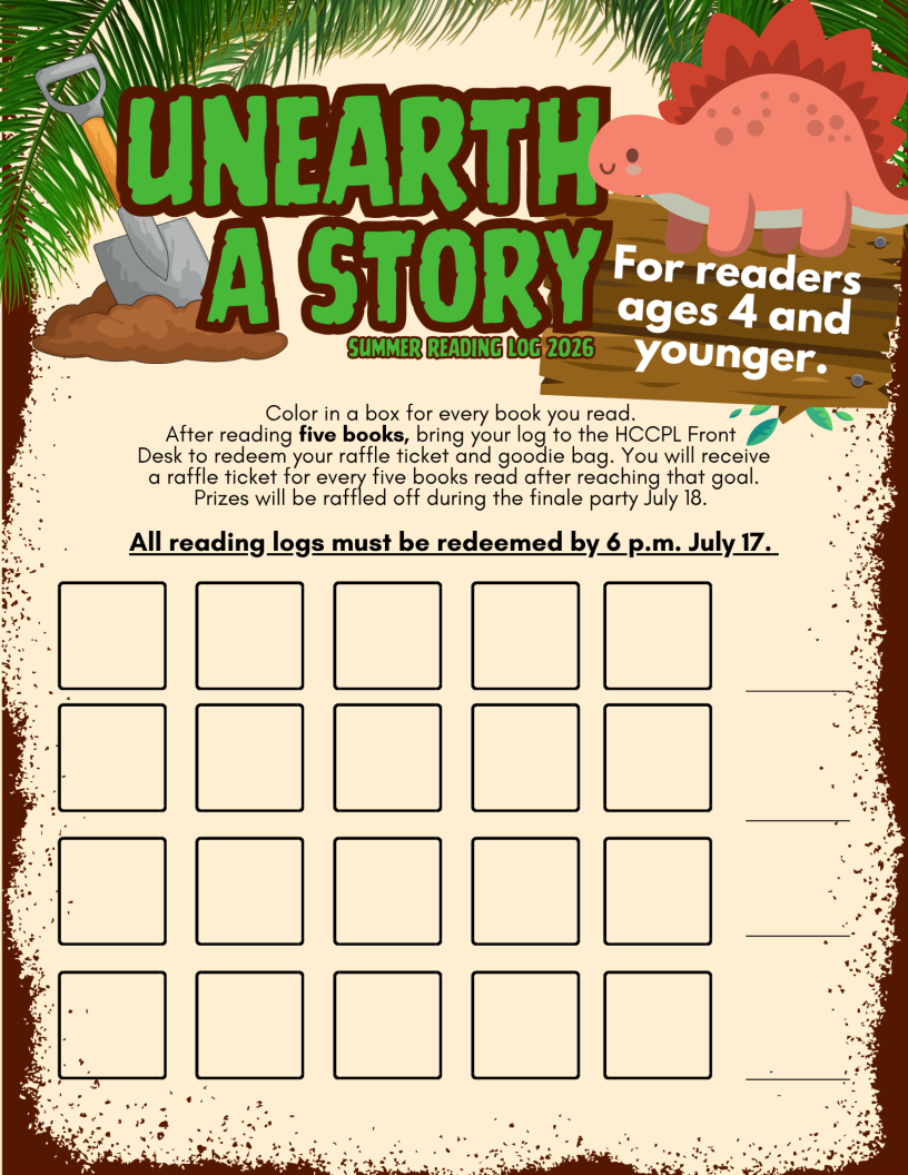Summer Reading Log 2026 Babies